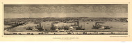 Rock Island, Illinois 1874 Bird's Eye View
