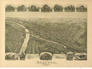 Grafton, West Virginia 1898 Bird's Eye View
