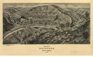 Keystone, West Virginia 1911 Bird's Eye View