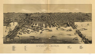 Duluth, Minnesota 1887 Bird's Eye View