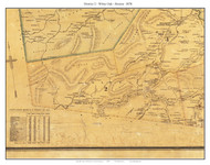 District 2 - White Oak - Boston, Tennessee 1878 Old Town Map Custom Print Williamson Co.