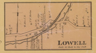 Lowell Village, Precinct 1, Kentucky 1879 Old Town Map Custom Print - Garrard Co.
