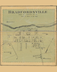 Bradfordsville Village, Precinct 2, Kentucky 1877 - Marion Co.