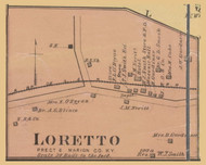 Loretto Village, Precinct 6, Kentucky 1877 - Marion Co.