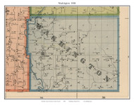 Washington - Guilford, Missouri 1900 Old Town Map Custom Print Nodaway Co.