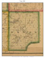 Osage - Gravois Mills - Cape Galena, Missouri 1880 Old Town Map Custom Print Morgan Co.