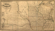 Chicago & Northwestern Railroad -- Wisconsin to Nebraska , 1862 Midwest - USA Regionals