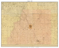 Prairie - Lee's Summit, Missouri 1887 Old Town Map Custom Print Jackson Co.