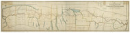 Erie Canal -- Proposed Map 1821 - Erie Canal Engineers - Old Map Reprint - NY Regionals - Canals