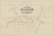 Erie Canal - Middle Division 1882 - Old Map Reprint - NY Regionals - Canals