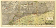 Chicago, Illinois 1893 Bird's Eye View - Treutlein