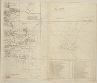 Massachusetts Coastline - Martha's Vineyard  to Cape Ann with Cape Cod, 1734 New England Coasting Pilot - USA Regional Pg 7