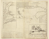 Cape Breton Island & Louisbourg Coastline, 1734 New England Coasting Pilot - USA Regional Pg 11