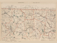 Gardner, Ashburnham, Fitchburg, & Lunenburg Area, Massachusetts 1891 Old Town Map Reprint - Walker State Atlas Plate 18