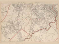 Boston Metro Area - Dorchester, Massachusetts 1891 Old Town Map Reprint - Walker State Atlas