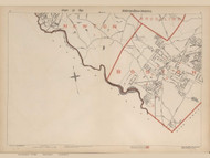 Boston Metro Area - parts of Newton & West Roxbury, Massachusetts 1891 Old Town Map Reprint - Walker State Atlas
