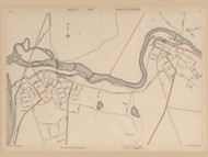 City of Chicopee, Massachusetts 1891 Old Town Map Reprint - Walker State Atlas