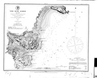 York River Harbor 1879 - Old Map Nautical Chart AC Harbors 1 328 - Maine