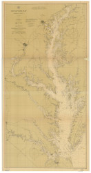 Chesapeake Bay 1904 - Old Map Nautical Chart AC Harbors 79 - Chesapeake Bay