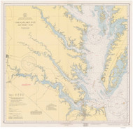 Chesapeake Bay Southern Part 1940 - Old Map Nautical Chart AC Harbors 78 - Chesapeake Bay