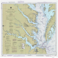 Chesapeake Bay Southern Part 1985 - Old Map Nautical Chart AC Harbors 78 - Chesapeake Bay