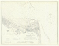 Cape Henlopen and the Delaware Breakwater 1901 - Old Map Nautical Chart AC Harbors 379 - Chesapeake Bay