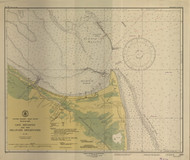 Cape Henlopen and the Delaware Breakwater 1946 - Old Map Nautical Chart AC Harbors 379 - Chesapeake Bay