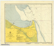 Cape Henlopen and the Delaware Breakwater 1952 - Old Map Nautical Chart AC Harbors 379 - Chesapeake Bay