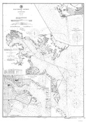 Baltimore Harbor and Approaches 1892 - Old Map Nautical Chart AC Harbors 384 - Chesapeake Bay