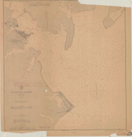 Annapolis River 1889 - Old Map Nautical Chart AC Harbors 385 - Chesapeake Bay