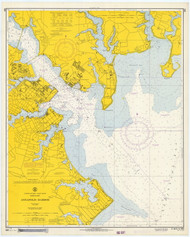 Annapolis River 1966 - Old Map Nautical Chart AC Harbors 385 - Chesapeake Bay
