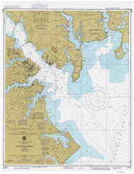Annapolis River 1983 - Old Map Nautical Chart AC Harbors 385 - Chesapeake Bay