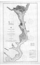 Potomac River from Indian Head to Georgetown 1883 - Old Map Nautical Chart AC Harbors 391 - Chesapeake Bay