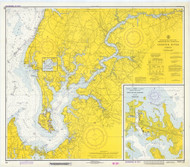 Chester River 1973 - Old Map Nautical Chart AC Harbors 548 - Chesapeake Bay