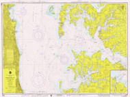 Choptank River and Herring Bay 1974 - Old Map Nautical Chart AC Harbors 551 - Chesapeake Bay
