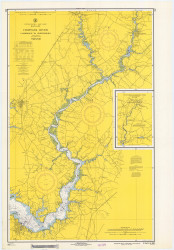Choptank River Cambridge to Greensboro 2967 - Old Map Nautical Chart AC Harbors 552 - Chesapeake Bay
