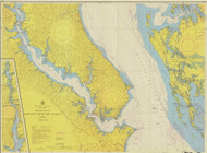 Patuxent River and Vicinity 1954 - Old Map Nautical Chart AC Harbors 553 - Chesapeake Bay