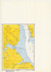 Potomac River Dahlgren and Vicinity 1967 - Old Map Nautical Chart AC Harbors 556 - Chesapeake Bay