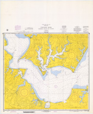 Patuxent River Solomons Island and Vicinity 1969 - Old Map Nautical Chart AC Harbors 561 - Chesapeake Bay