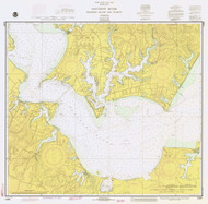 Patuxent River Solomons Island and Vicinity 1981 - Old Map Nautical Chart AC Harbors 561 - Chesapeake Bay