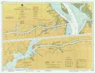 Chesapeake and Delaware Canal 1984 - Old Map Nautical Chart AC Harbors 570 - Chesapeake Bay