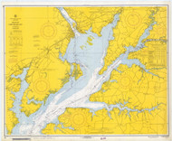 Head of Chesapeake Bay 1966 - Old Map Nautical Chart AC Harbors 572 - Chesapeake Bay