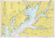 Head of Chesapeake Bay 1978 - Old Map Nautical Chart AC Harbors 572 - Chesapeake Bay