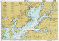 Head of Chesapeake Bay 1984 - Old Map Nautical Chart AC Harbors 572 - Chesapeake Bay