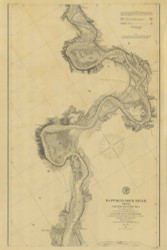 Rappahannock River 5 1884 - Old Map Nautical Chart AC Harbors 396 - Virginia