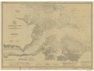 York River Lower 1906 - Old Map Nautical Chart AC Harbors 398 - Virginia