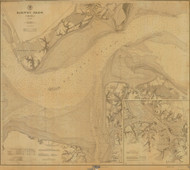 Hampton Roads 1902 - Old Map Nautical Chart AC Harbors 400 - Virginia