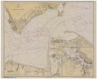 Hampton Roads 1930 - Old Map Nautical Chart AC Harbors 400 - Virginia