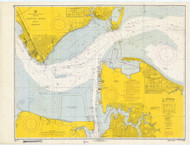 Hampton Roads 1966 - Old Map Nautical Chart AC Harbors 400 - Virginia