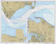 Hampton Roads 1984 - Old Map Nautical Chart AC Harbors 400 - Virginia